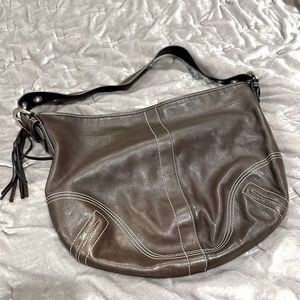 Authentic brown coach bag